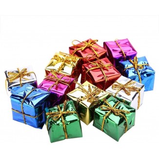Boîte-Cadeau Pendentif pour Arbre de Noël fêtes de noël décor Arbre de