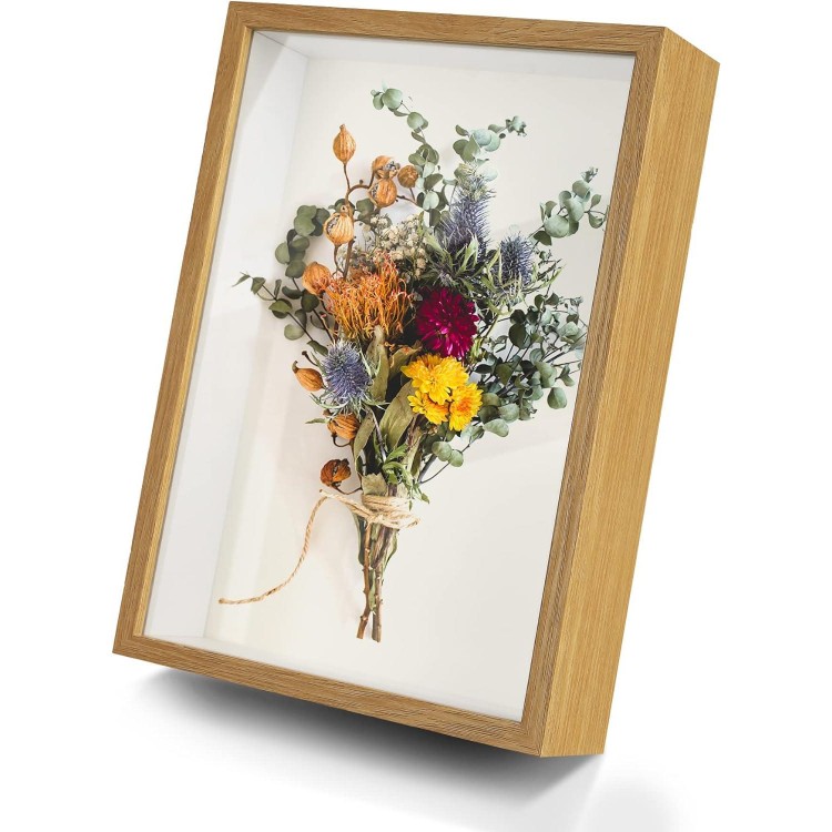 Cadre Photo 3D, Cadre 3D Profond Shadow Box Cadre Cadre Boîte en Bois