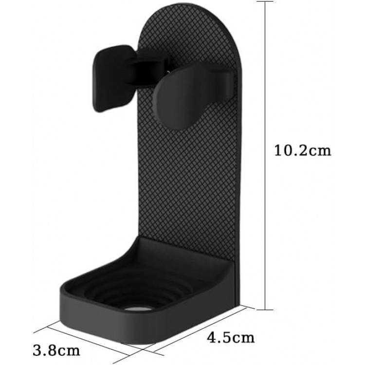 4 Pièces Porte-Brosse à Dents électrique avec Autocollant Auto-adhésif