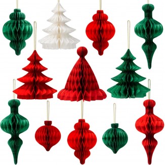 YBwanli 12 pièces Deco de Noel Interieur,décoration de Noël,Deco Noel